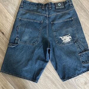 South Pole Men's Dark Blue Jean Shorts